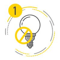 aviso de falha de luz aviso de falha de luz